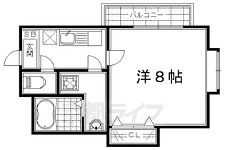 メゾン・アクティブ【2-E号室】の間取り