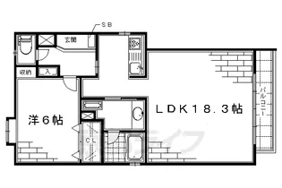 Soave桃山【1階】の間取り