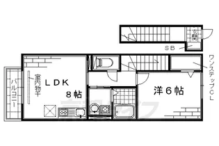 グランシャリオ【203号室】の間取り