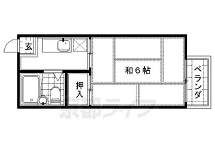 プリシード淀駅前レジデンス【311号室】の間取り