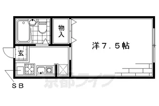 マンションA【1階】の間取り
