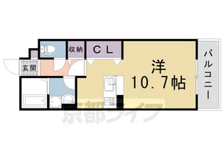 セジュール城南【1階】の間取り