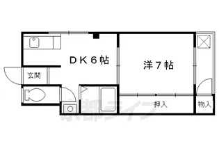 コーポ西浦【204号室】の間取り