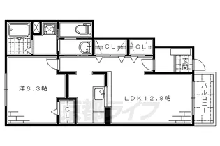 グランロリエ【1階】の間取り