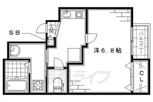 Blanche court【2階】の間取り