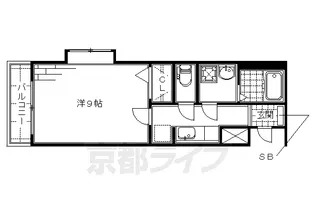 メゾン・ハーモニー【3-C号室】の間取り