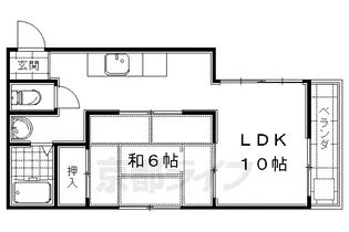 田中マンション【202号室】の間取り