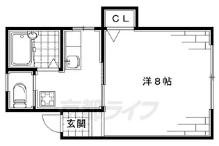 竹谷マンション東棟【2階】の間取り