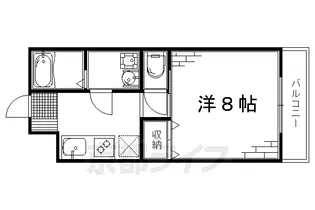 パルティール10【106号室】の間取り