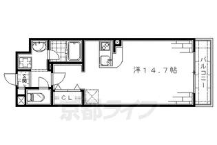 ルミナス都【1階】の間取り