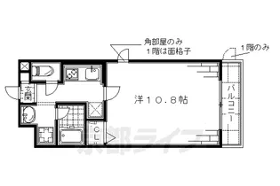 ルミナス都【401号室】の間取り
