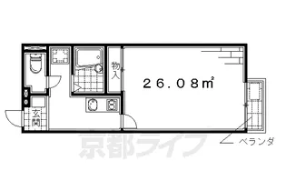 レオネクストステュディオ【203号室】の間取り