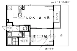 ル アンブル B【2階】の間取り
