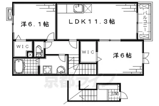 ミローズ・カーサ【2階】の間取り