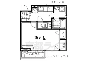PROUD【2階】の間取り