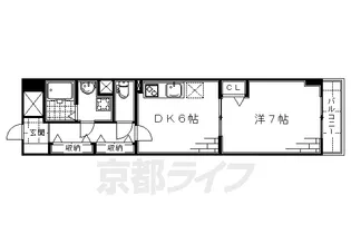 平蔵館【2階】の間取り