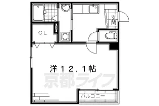 Maison deNAGOMI【203号室】の間取り