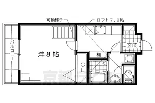 メゾン・ラコンテ【5D号室】の間取り