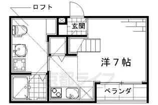 La Foret TUBAKI【1階】の間取り