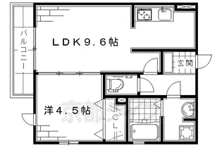ブリランテ大谷【2階】の間取り