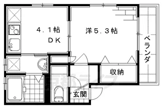 Mona Vale【302号室】の間取り