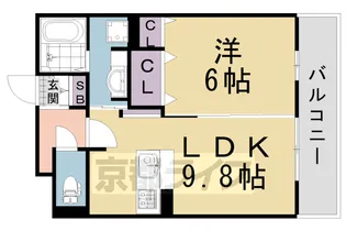 サンクレール【2階】の間取り