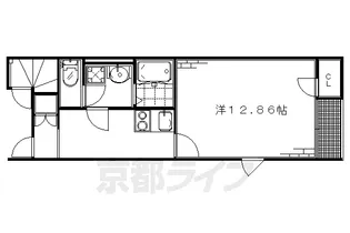 レオネクスト第二宇治川【1階】の間取り