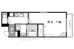 コテージタケダ【3階】の間取り