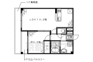 グランディール松平武蔵【3階】の間取り