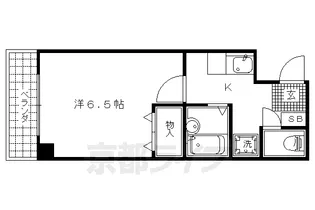 1Kの間取り画像