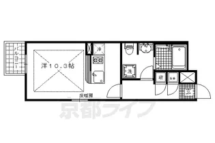 京都府京都市上京区一真町【マンション】の間取り