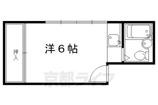 谷川ルーム【202号室】の間取り