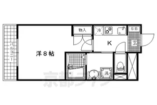 モンシャンブル室町【101号室】の間取り