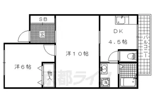 グリーンビューヒライ【301号室】の間取り