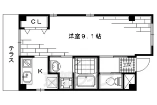 フェニックス・御所東【101号室】の間取り