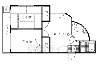 蔭山ビル【201号室】の間取り