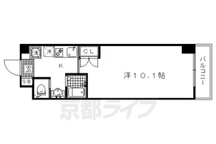 アネックス紫野【510号室】の間取り