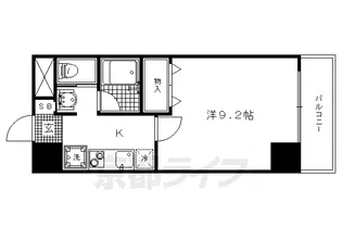 ライズ京都北山【506号室】の間取り