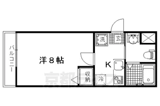 京都府京都市上京区吉野町【マンション】の間取り