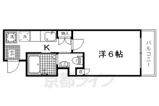 グレース白梅町【3-B号室】の間取り