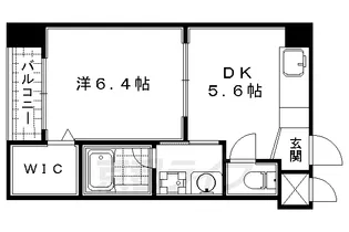 デュープル京都【3-C号室】の間取り