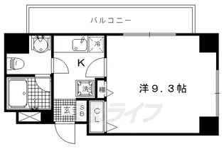 フェルミ堀川【4階】の間取り