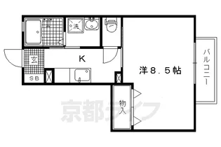 スプリング大将軍【207号室】の間取り