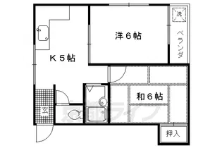 メゾンスガⅢ【102号室】の間取り
