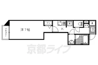 北大路Tenビル【3階】の間取り