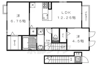 ヴェルドミール【2階】の間取り