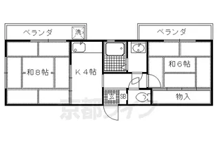 葵マンション【4C号室】の間取り