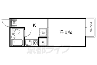 メゾン大戸【101号室】の間取り