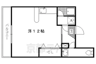 ハイツ北山【301号室】の間取り