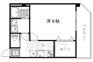 京都府京都市上京区西院町【マンション】の間取り